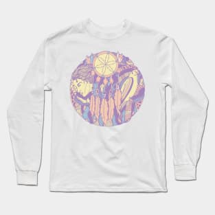 Retro Blend Dream Falcon Long Sleeve T-Shirt